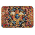 Louis XV Savonnerie French Carpet Print  Easy Maintenance Bath Mat