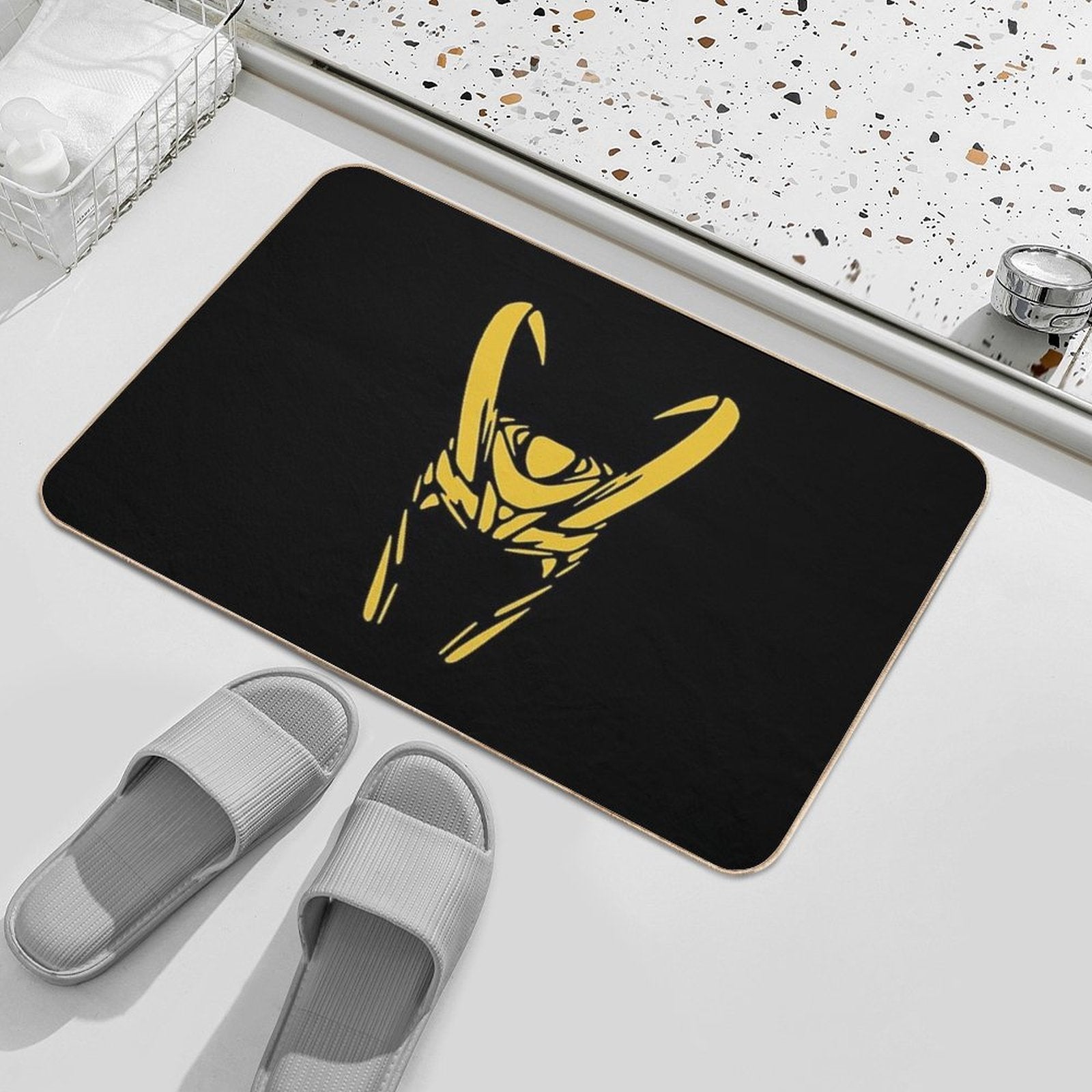 Loki’s Helmet  Pet-Safe Bath Mat