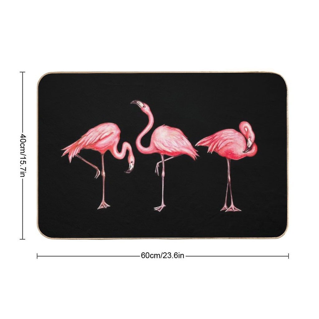 Flamingo  Easy To Clean Bath Mat