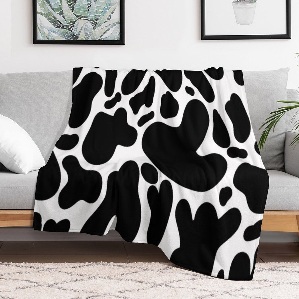 Cow Print Premium Throw Blanket