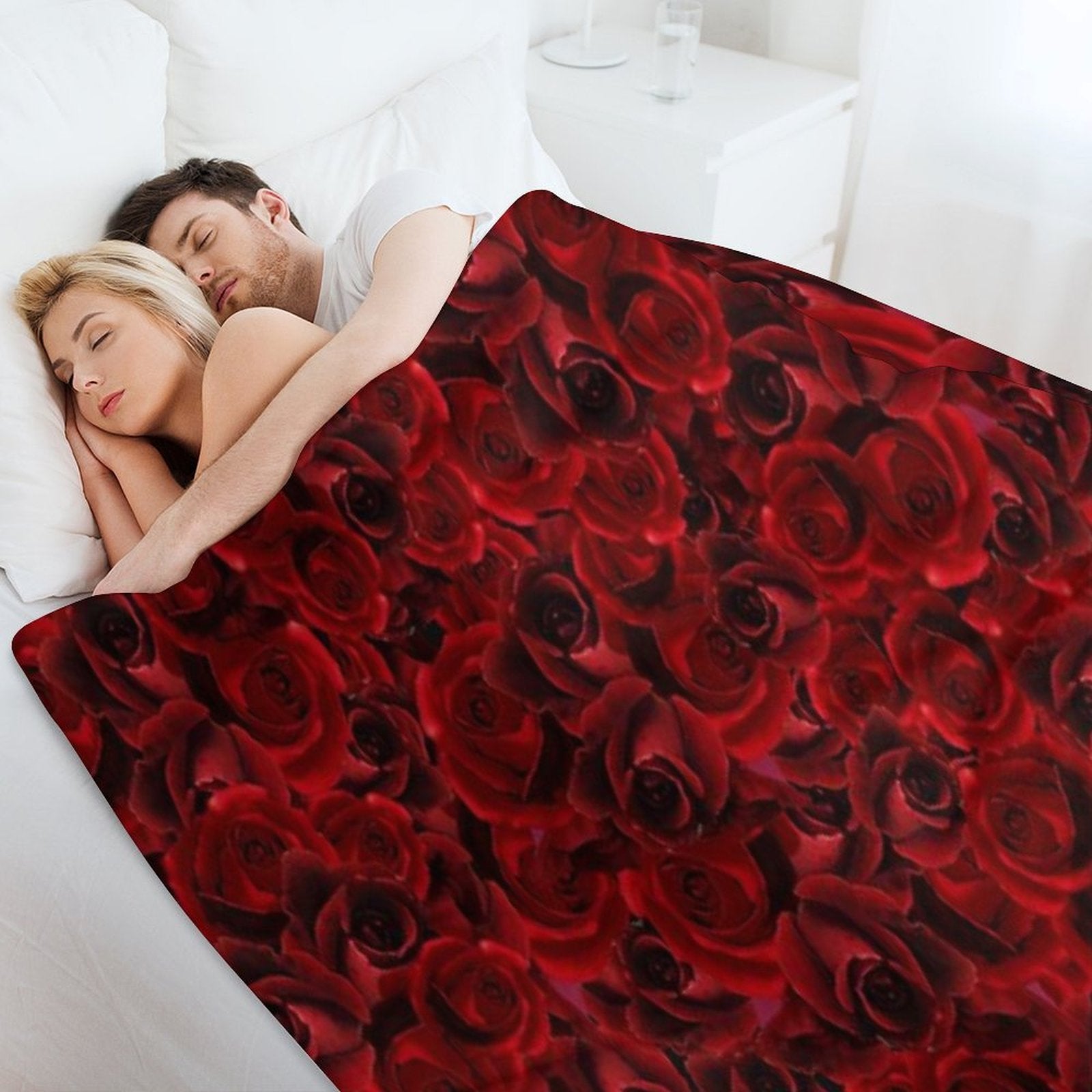 Scarlet Mischief Lightweight Throw Blanket