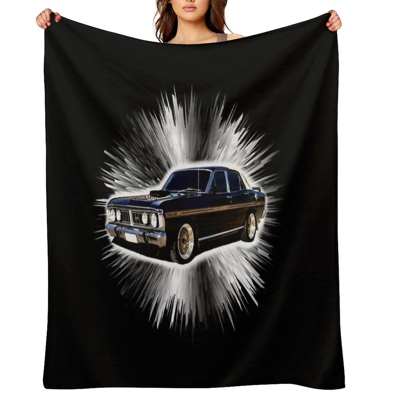 Gs Xy Ford Falcon Compact Throw Blanket