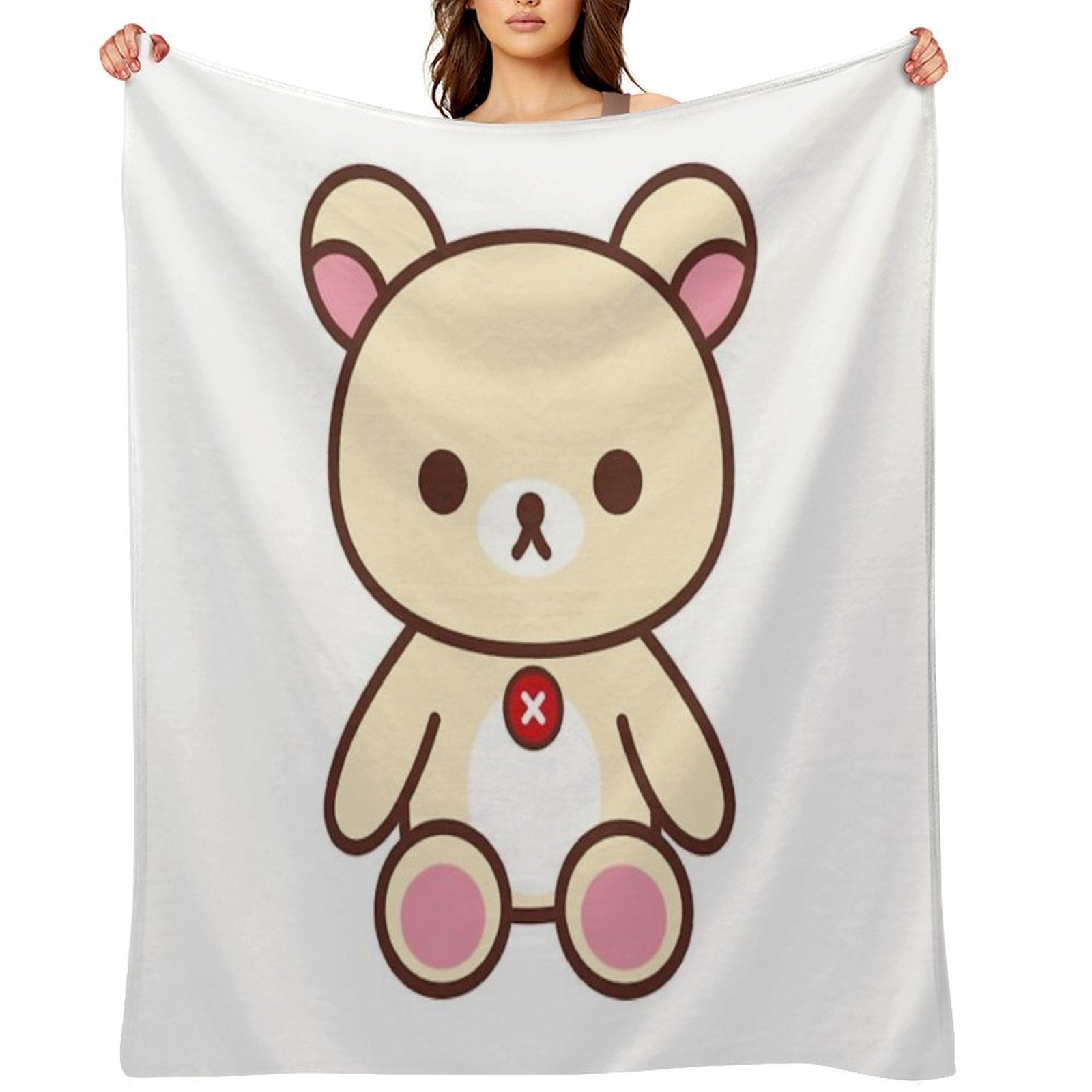 Rilakkuma Korilakkuma__ Quick-dry Throw Blanket