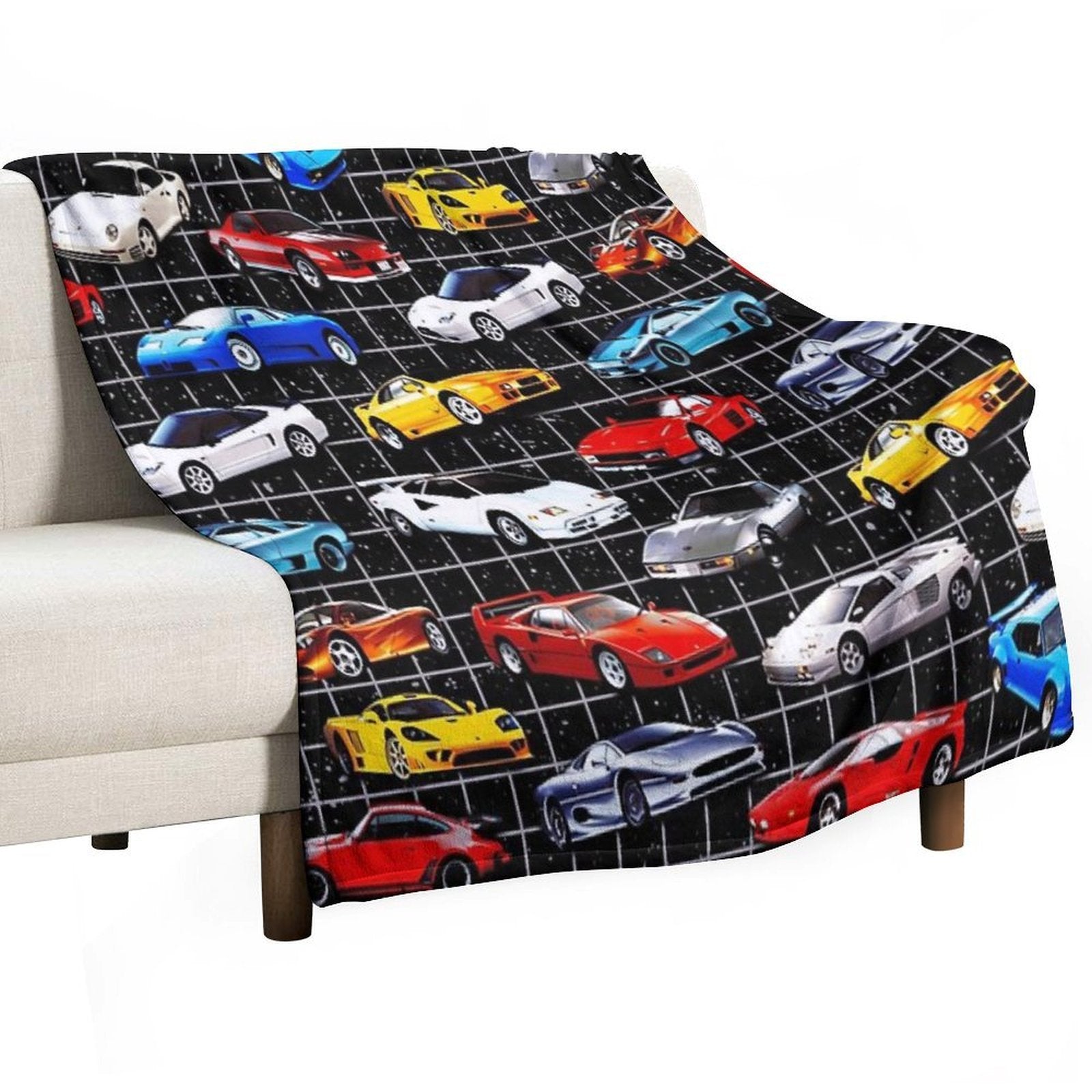 Dream Cars Machine-washable Throw Blanket