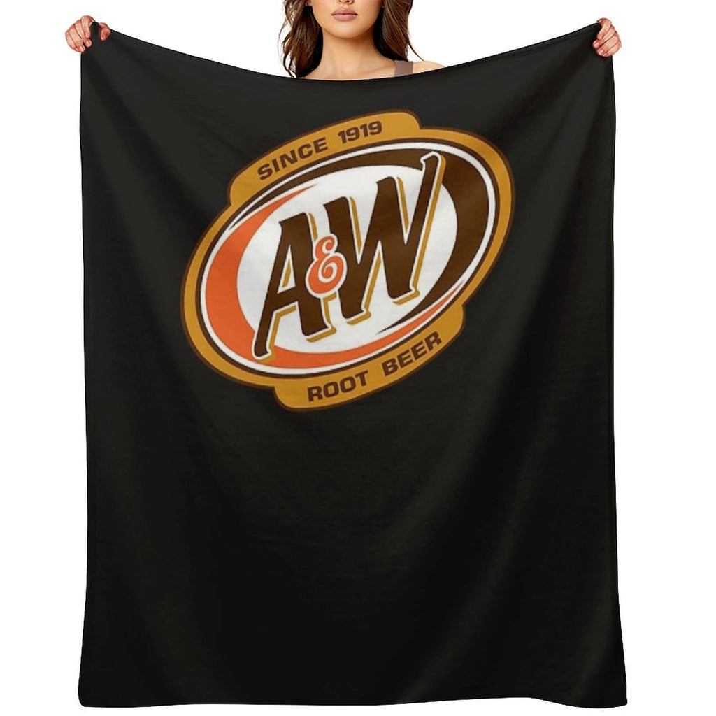 A&W Root Beer Logo Classic Versatility Throw Blanket