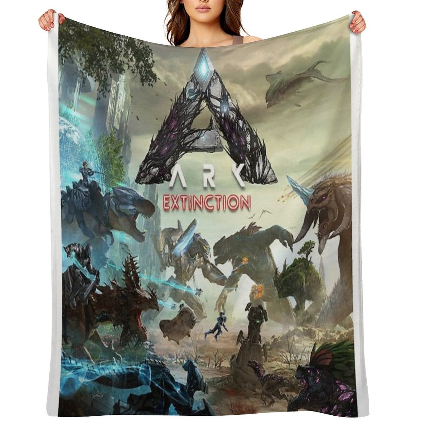 Ark Extinction Anti-pilling Throw Blanket