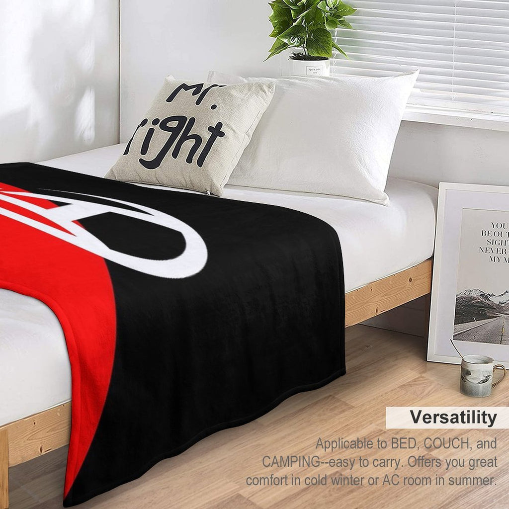 Anarcho-communist Flag Premium Throw Blanket