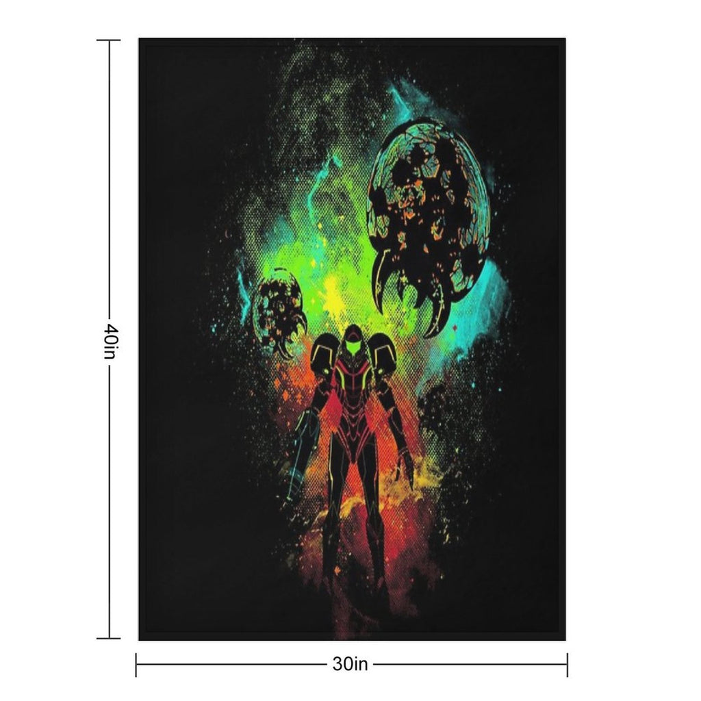 Bounty Hunter of Space Compact Throw Blanket