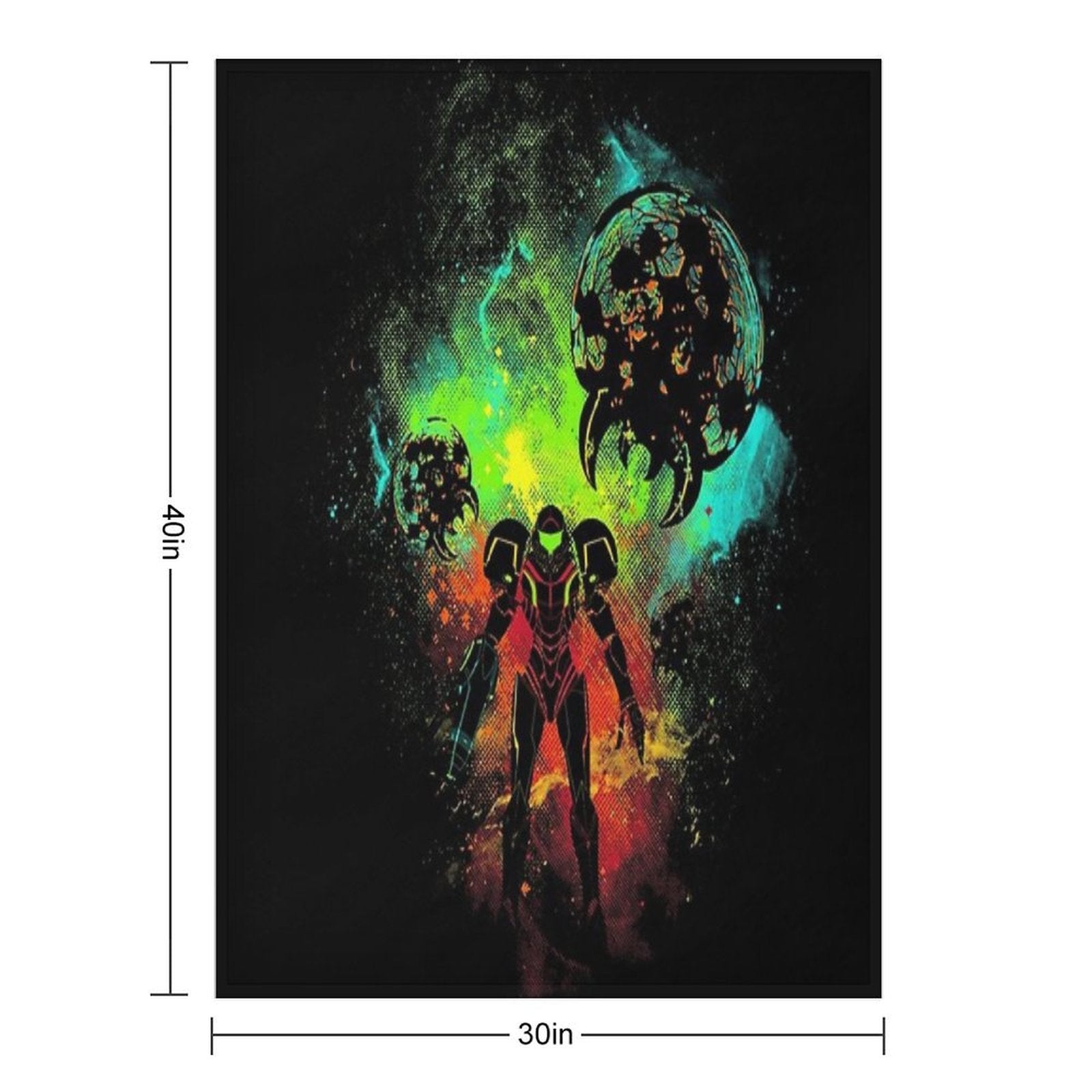 Bounty Hunter of Space Compact Throw Blanket
