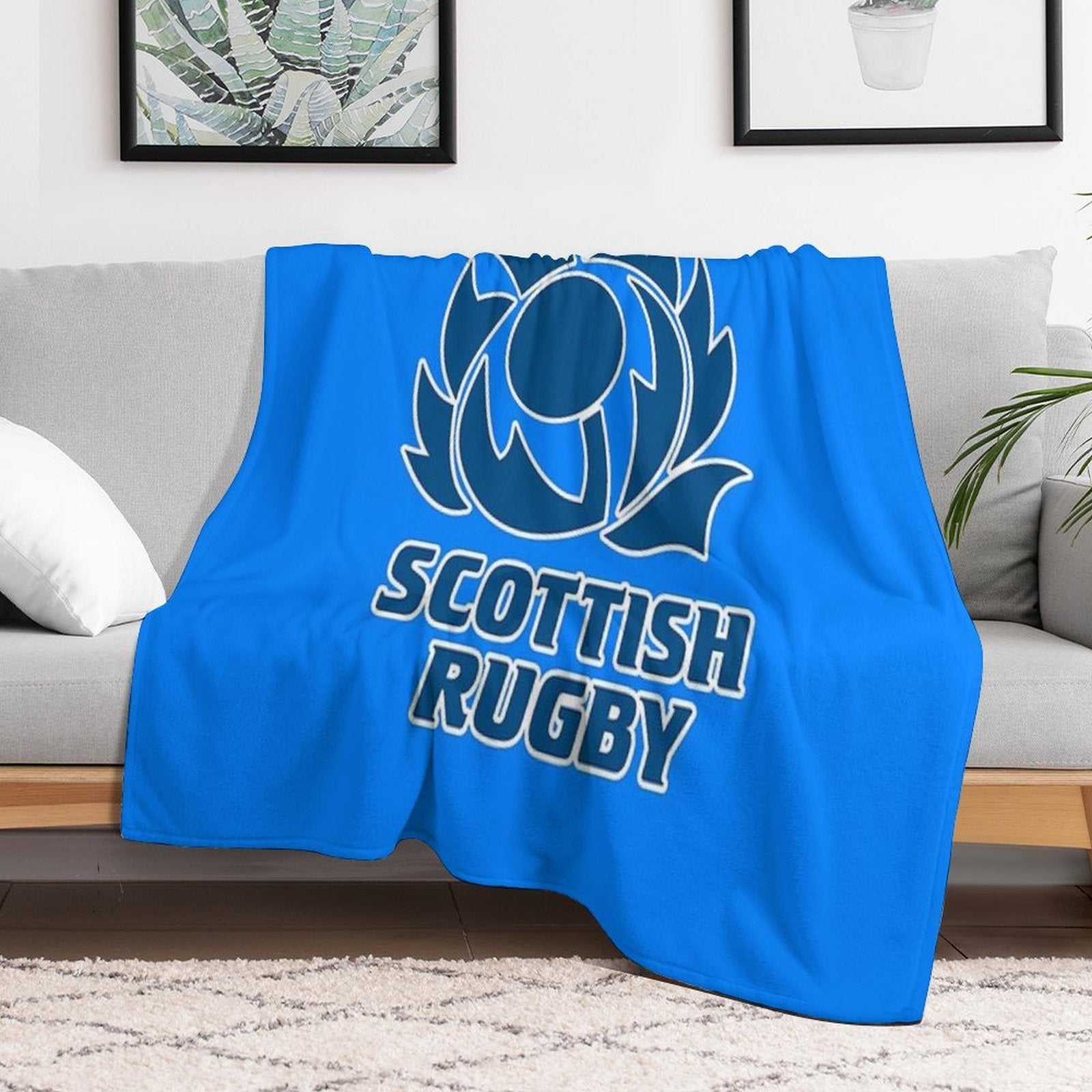 Scotland Rugby Premium Throw Blanket