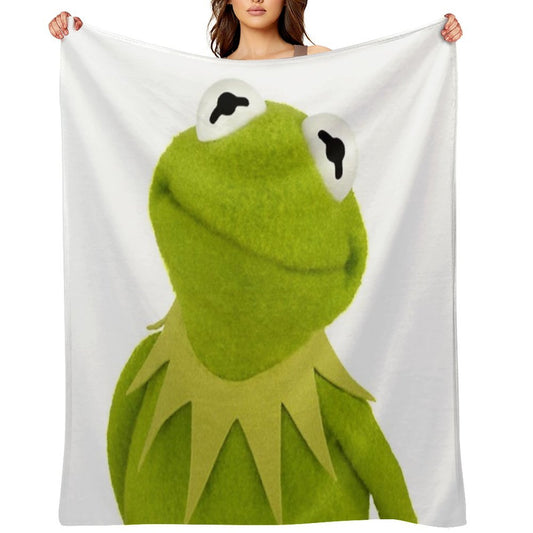 Kermit The Frog Velvety-soft Throw Blanket