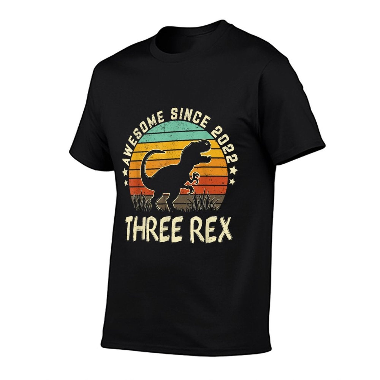 Three Rex Birthday Boy 3 Years Old Dinosaur 3rd Birthday Boy  Durable T-Shirt