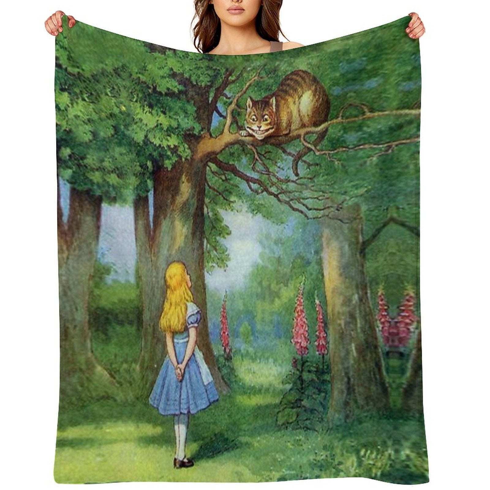 Cheshire Cat Quick-dry Throw Blanket