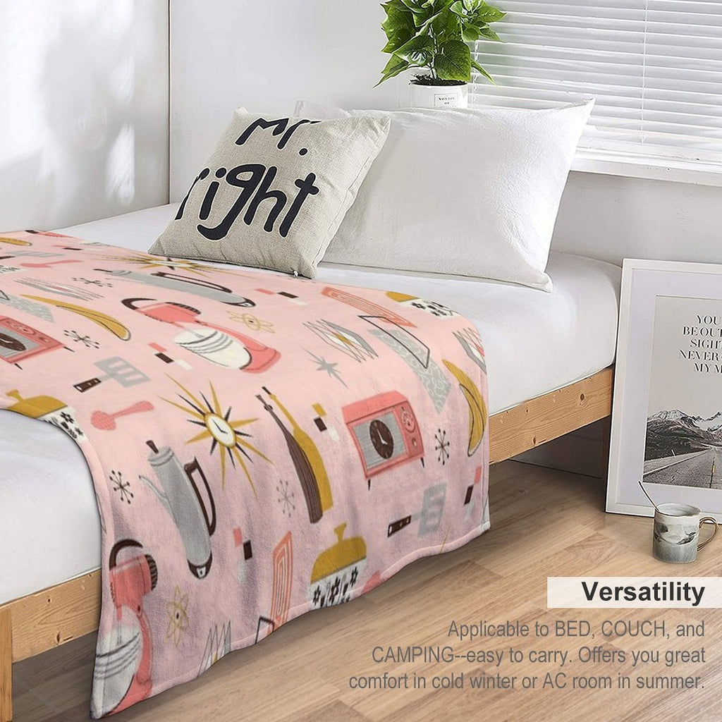 Atomic Kitchen Lightweight Throw Blanket