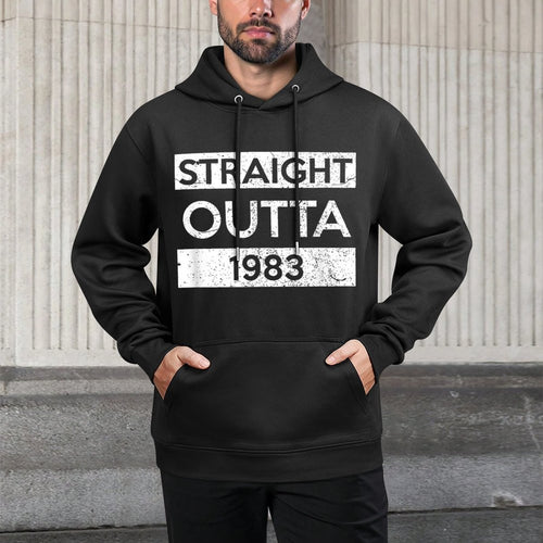 35th Birthday Funny Age 35 For Born In 1983 Relaxed Fit Hoodie
