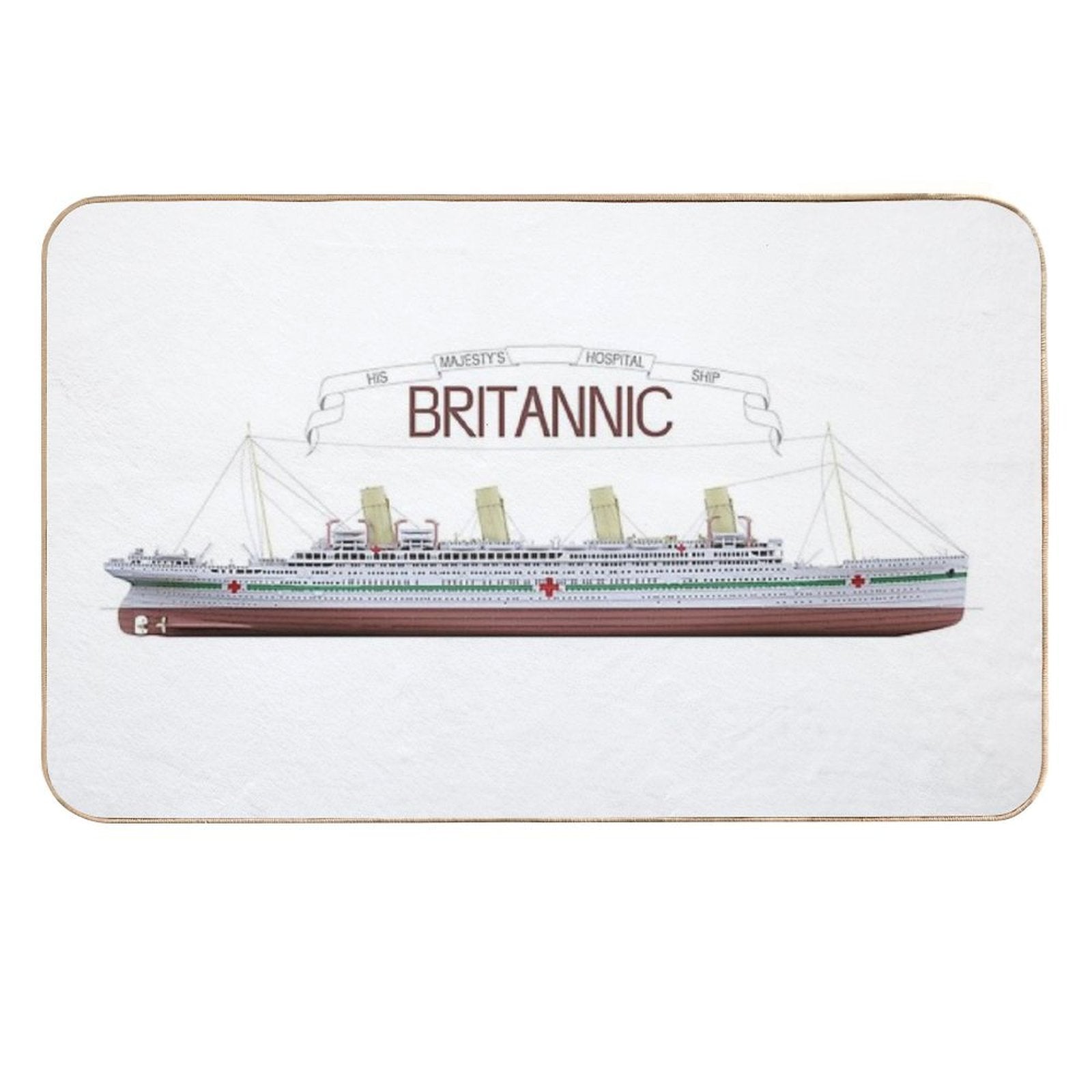 HMHS Britannic Durable Bath Mat