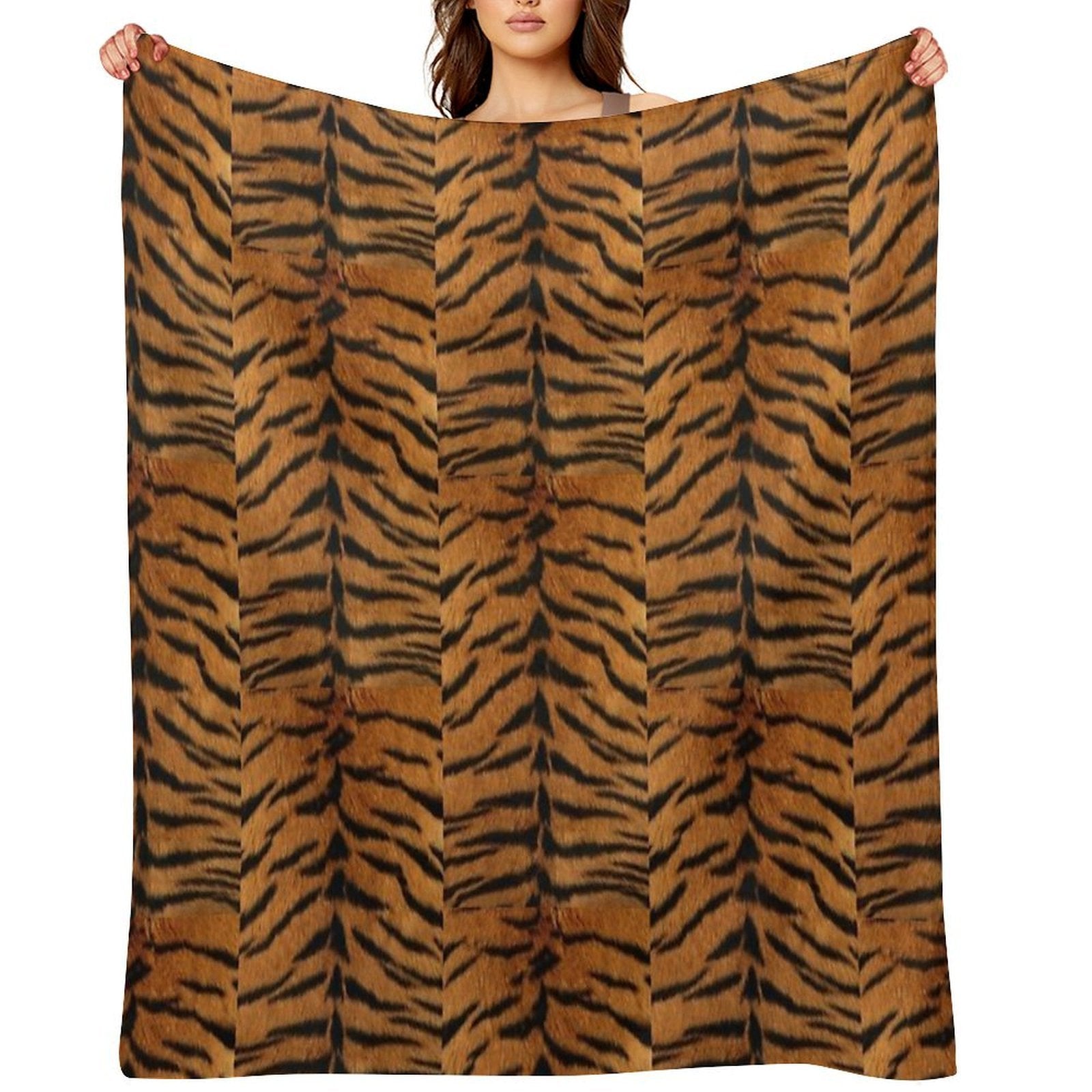 Tiger Fashion Jungle Gift-ready Throw Blanket