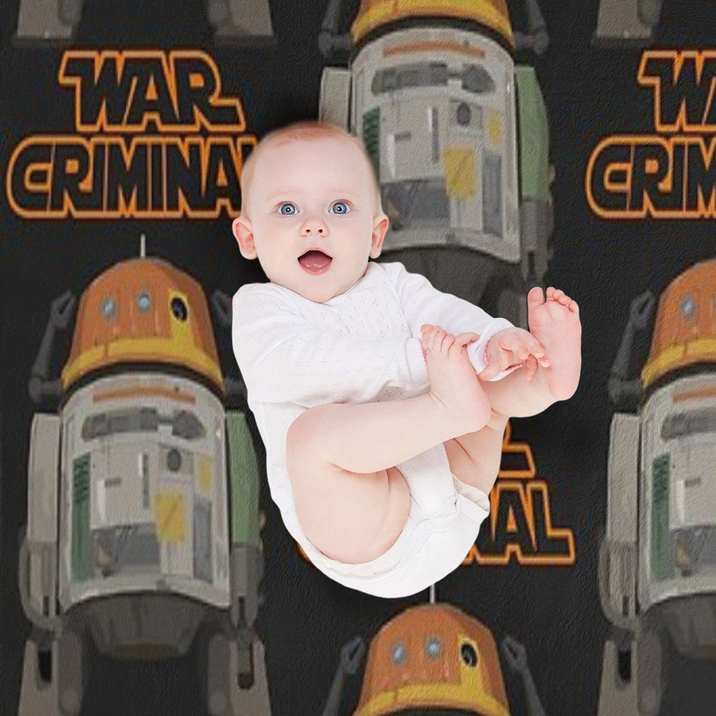 Chopper War Criminal Sustainable Throw Blanket