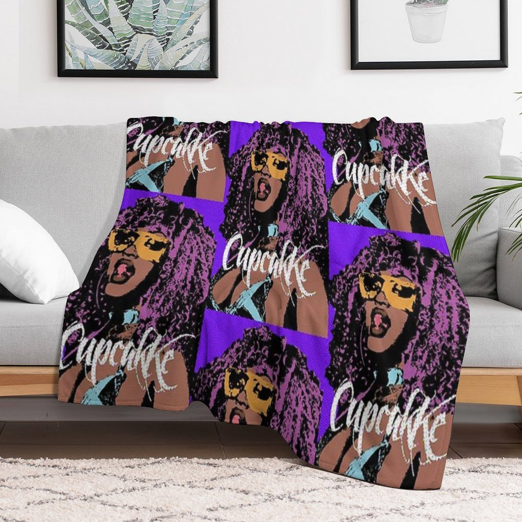 Cupcakke Pop Art Versatility Throw Blanket