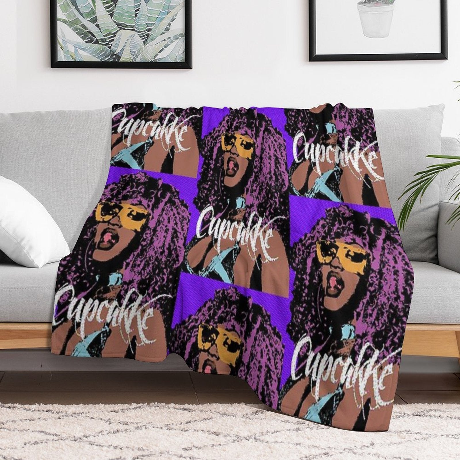 Cupcakke Pop Art Versatility Throw Blanket