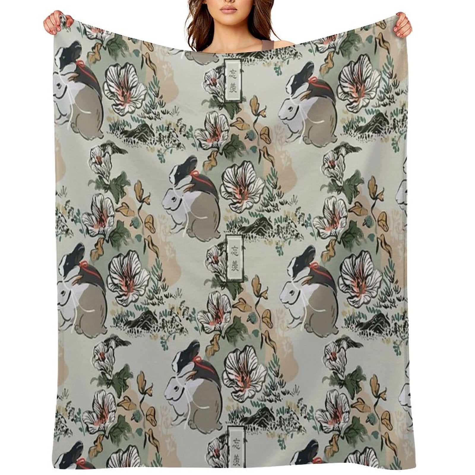 WangXian [SEAMLESS TRADITIONAL] Wrinkle-free Throw Blanket