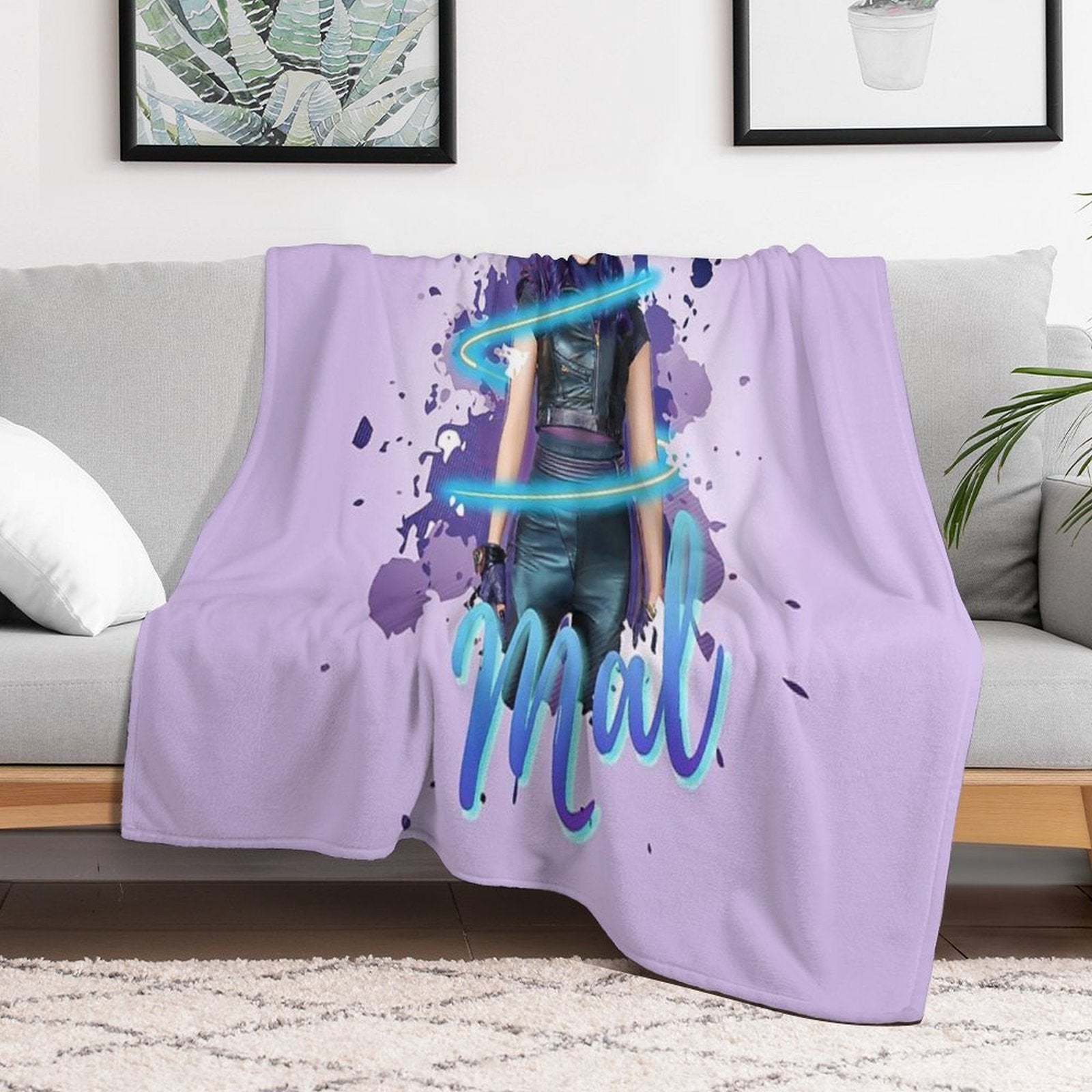Mal - Descendants 3 Sustainable Throw Blanket