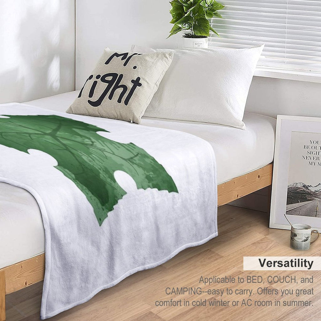 Tree Star Inspired Silhouette Premium Throw Blanket