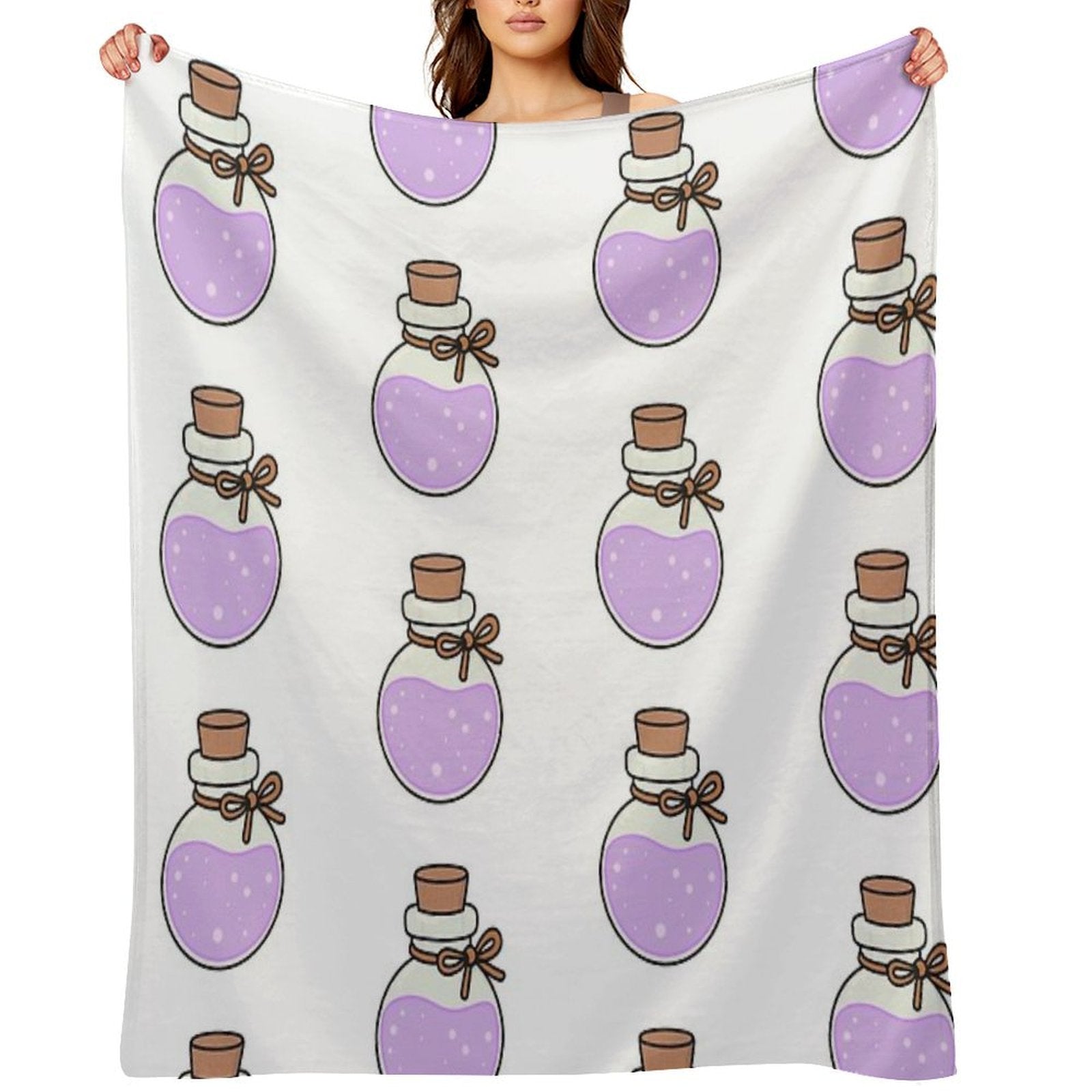Lavender Potion Durable Throw Blanket
