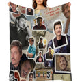 Pedro Pascal Photo Collage Easy Care Throw Blanket