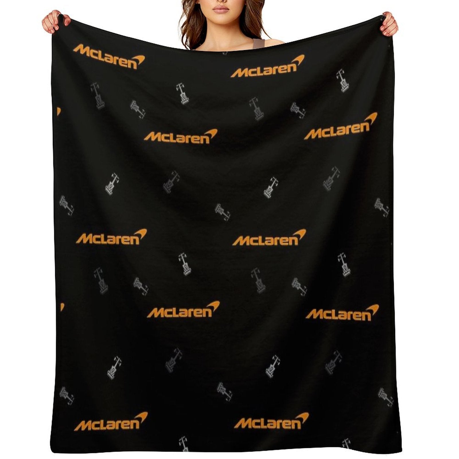 McLaren F1 Team - Speed Beyond Limits! Shrink-resistant Throw Blanket