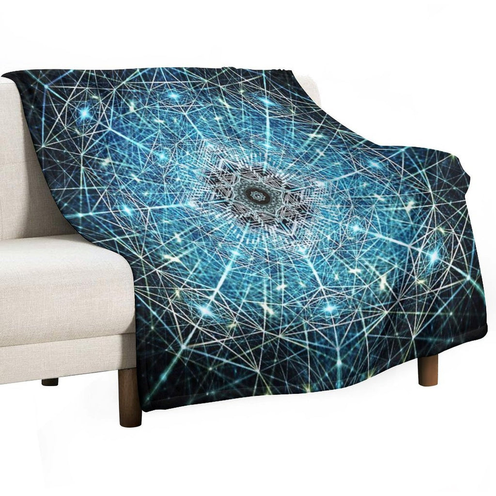 Dimensional Tensegrity Eco-conscious Throw Blanket