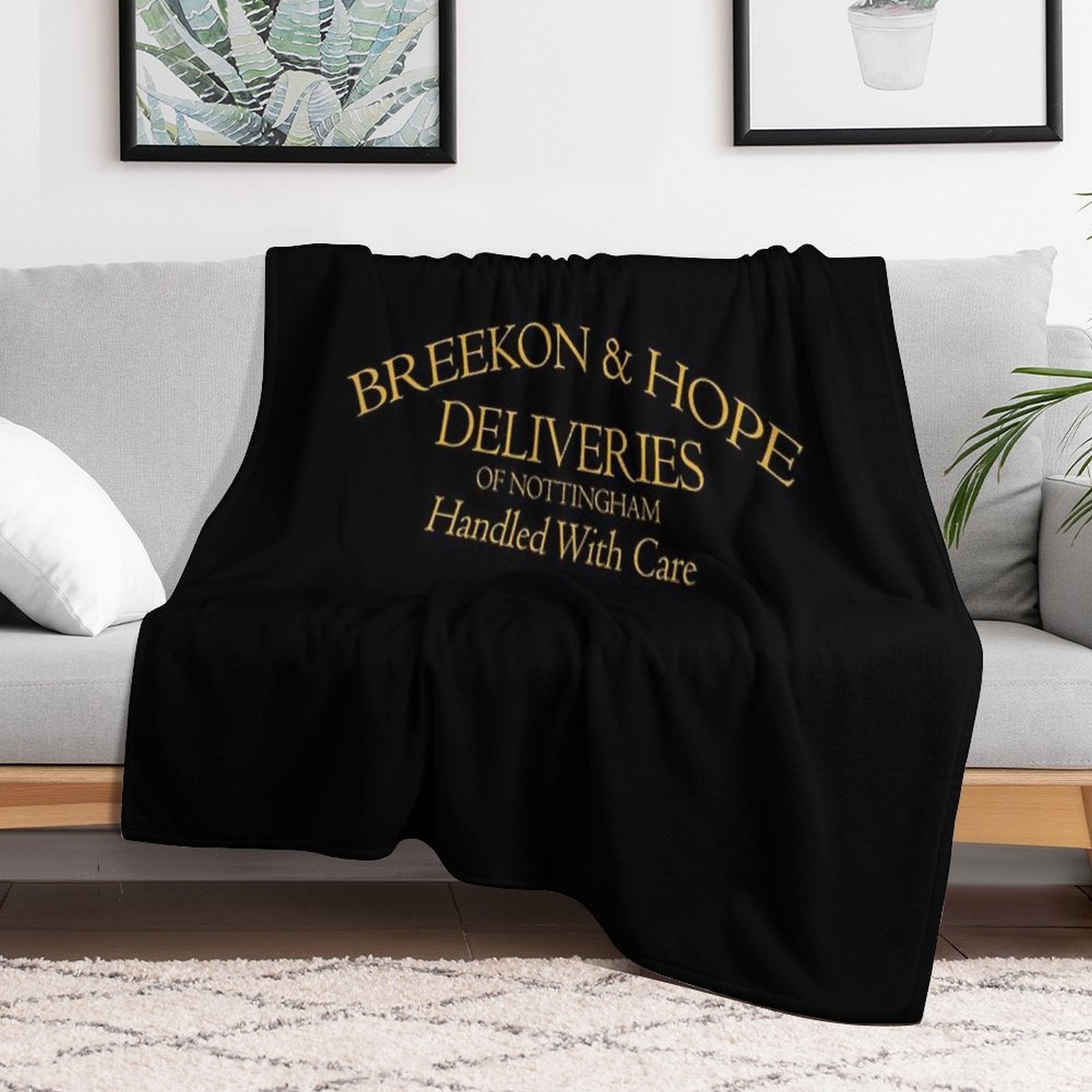 Breekon & Hope Deliveries Easy Care Throw Blanket