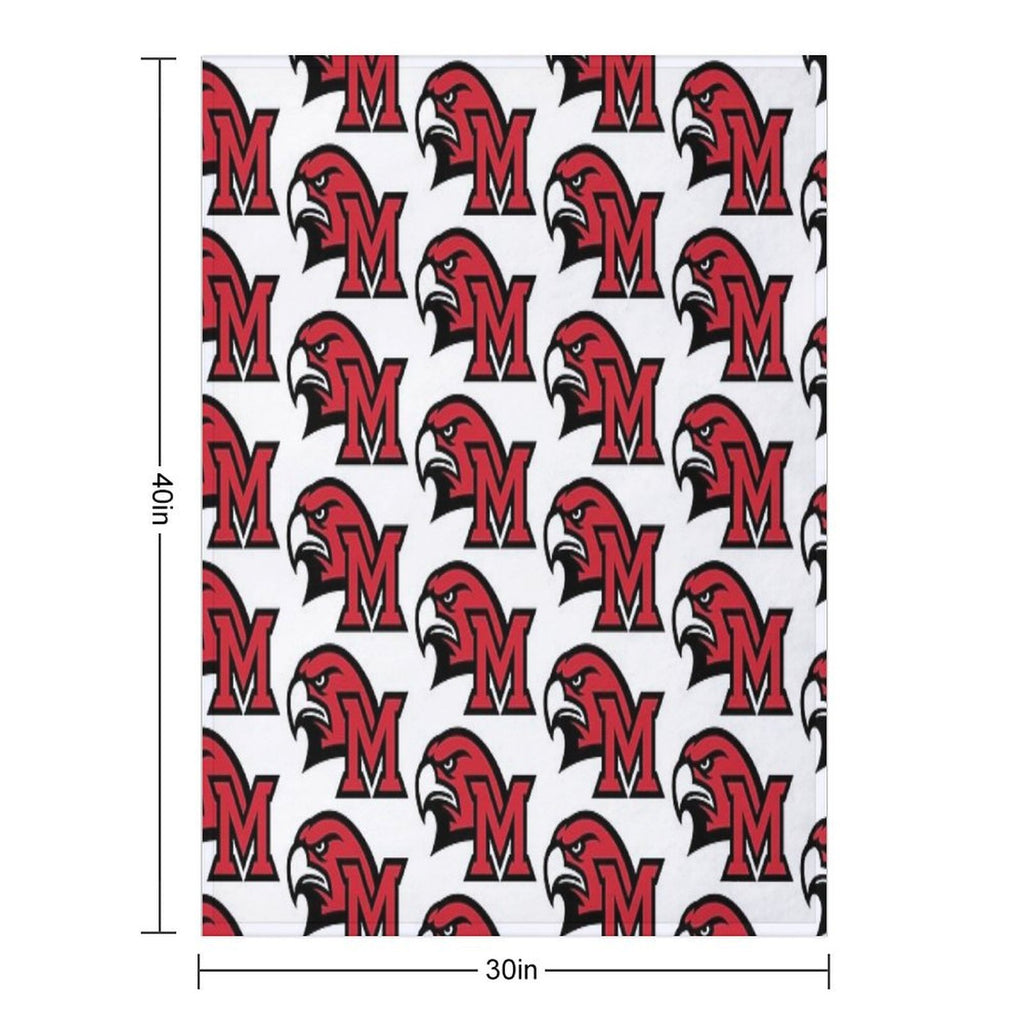 Miami University Oxford Oh Durable Throw Blanket