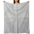 White Star Patchwork Quilt Durable Throw Blanket