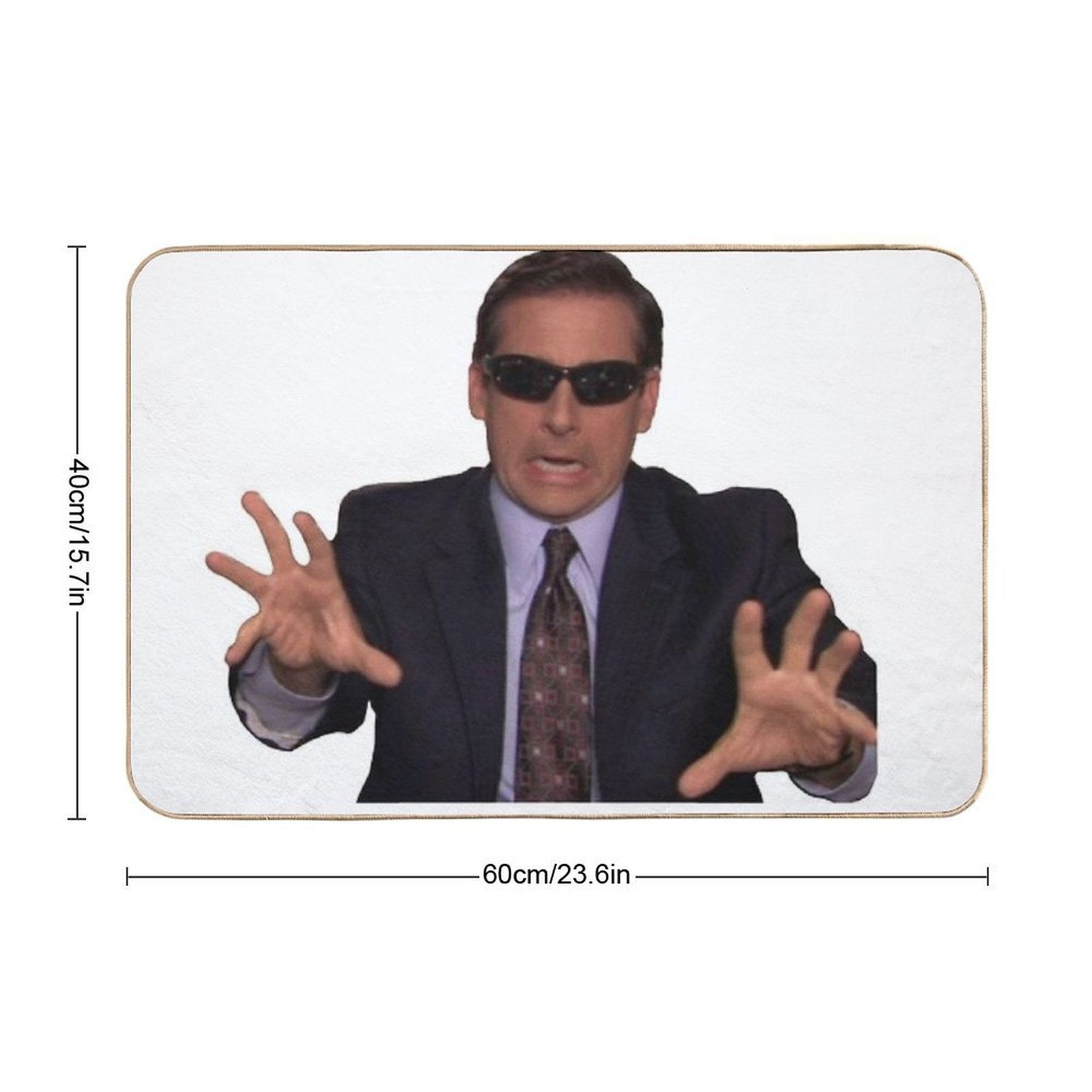 Blind Guy Mcsqueezy - Michael Scott  High-Traffic Bath Mat