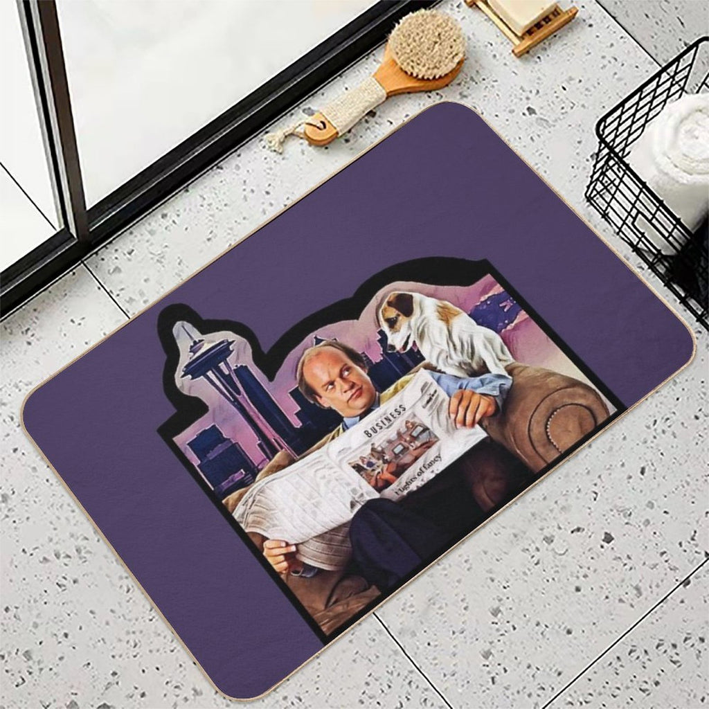 Frasier And Eddie  Long-Lasting Bath Mat
