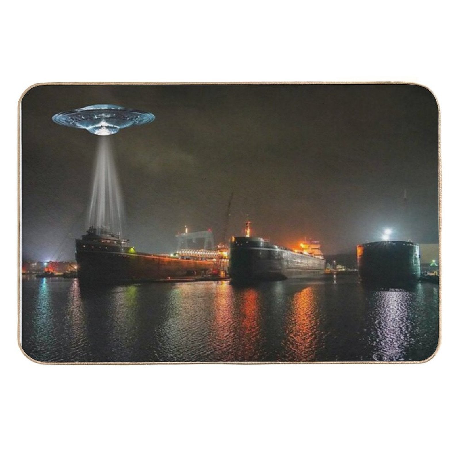 Unidentified Freight Object  Slip-Resistant Bath Mat