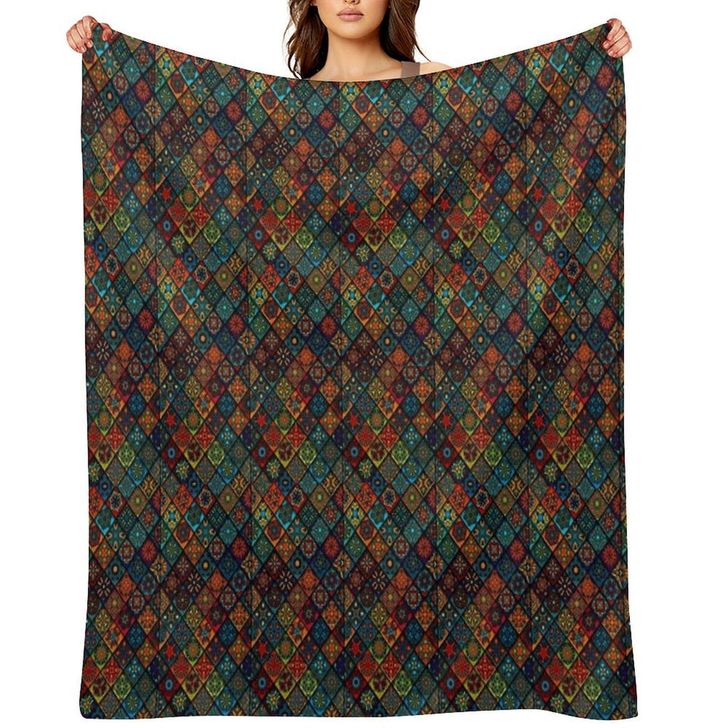 Unique Pattern Multi-functional Throw Blanket