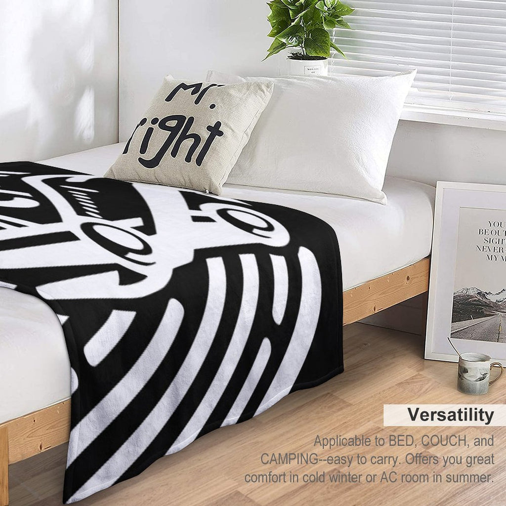 Airplane Decor Easy Care Throw Blanket