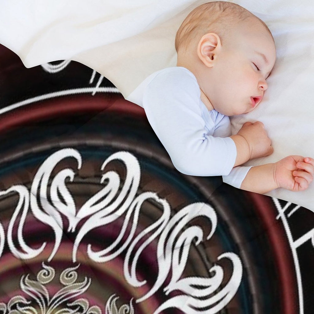 Mandala No. 4 Sustainable Throw Blanket