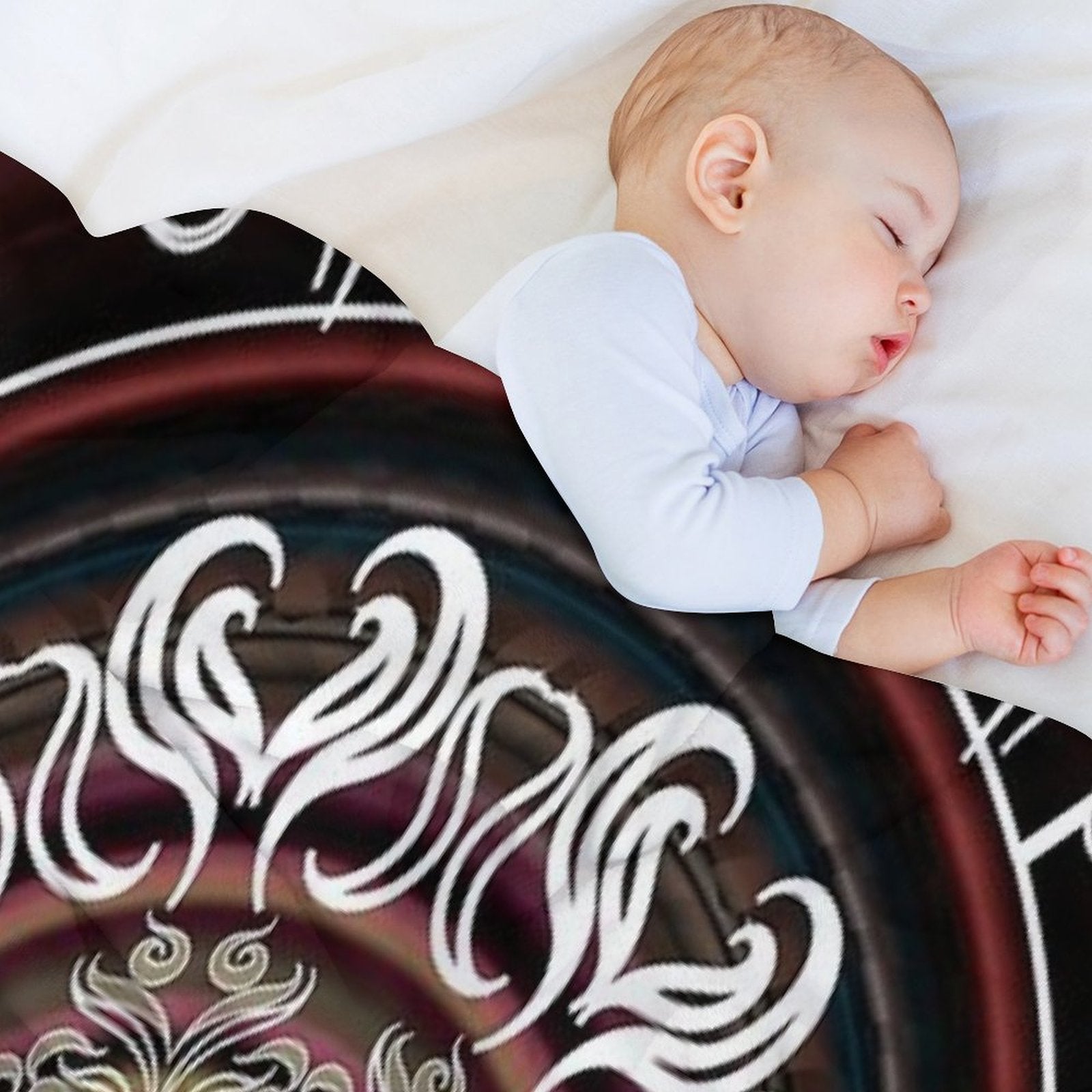 Mandala No. 4 Sustainable Throw Blanket
