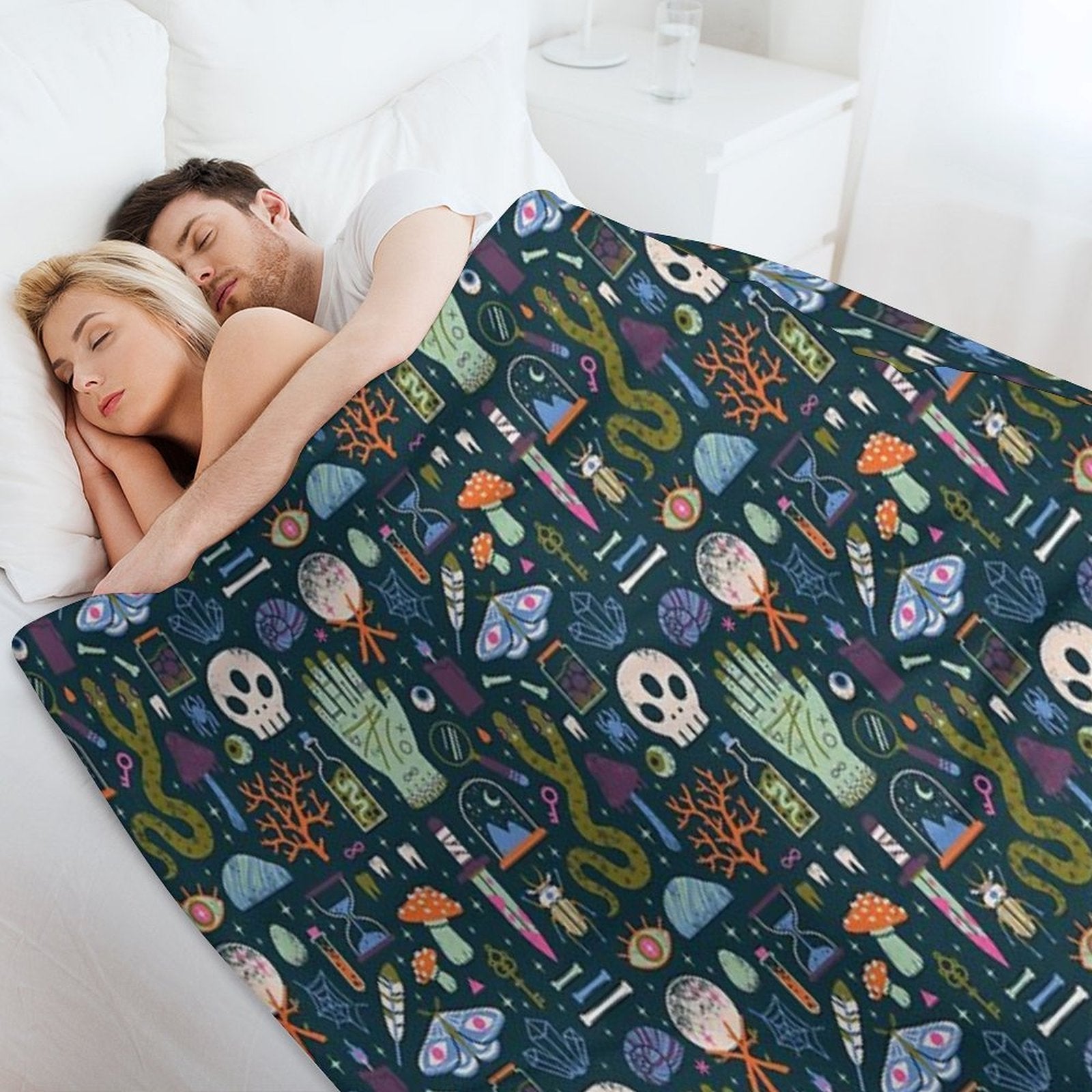 Curiosities Easy Care Throw Blanket
