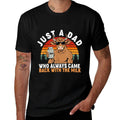 Just A Dad Who Always Came Back With The Milk Father's Day  Soft T-Shirt