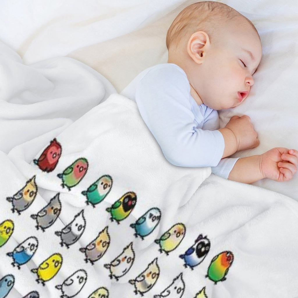 Everybirdy Collection Gift-ready Throw Blanket