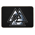 Valknut Knot Of Odin With Raven  Rapid-Drying Bath Mat