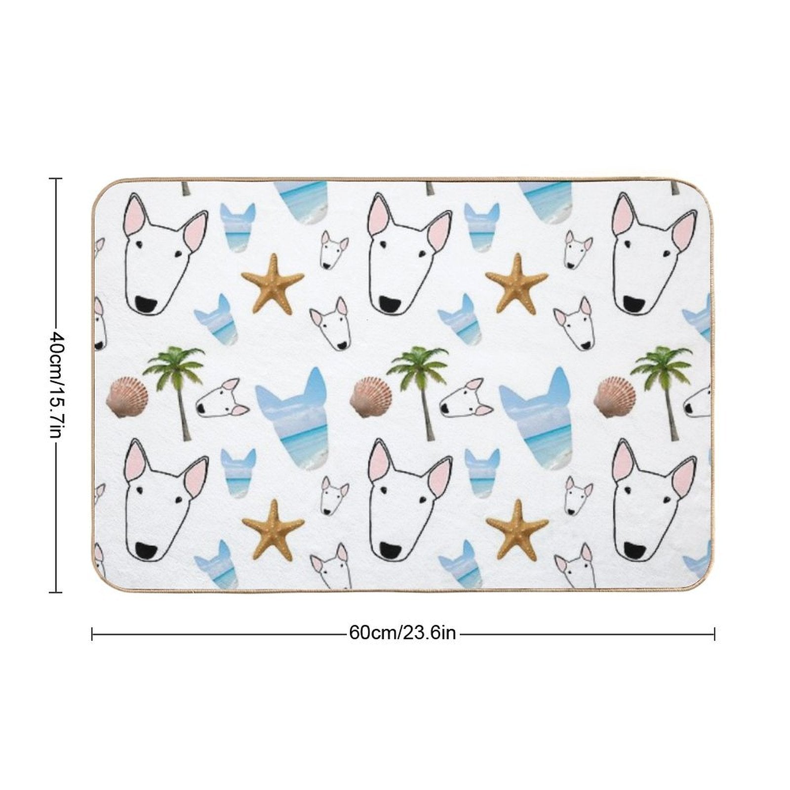 Maldives Bully  Absorbent Bath Mat