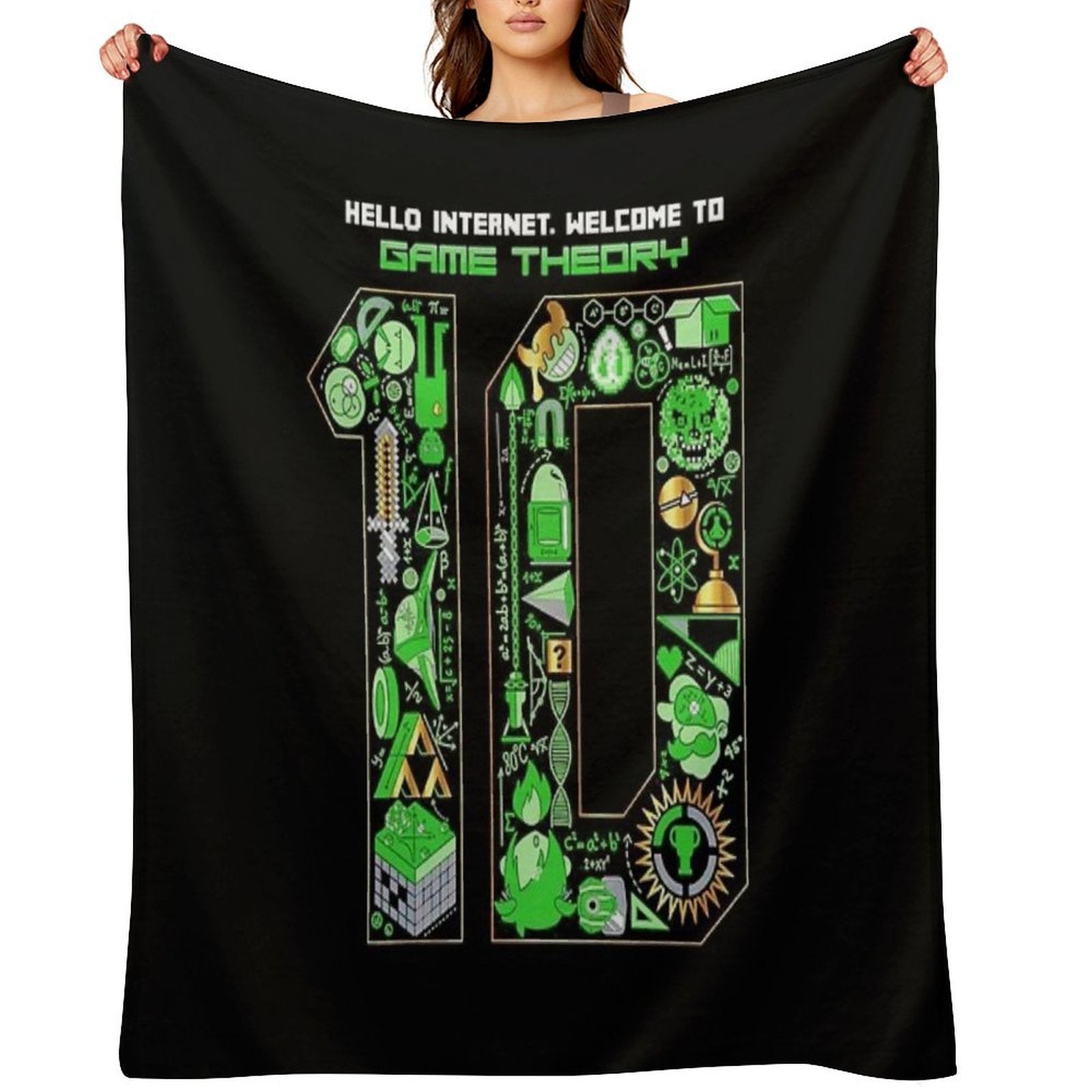 Game Theory 10th Anniversary Easy Care Throw Blanket