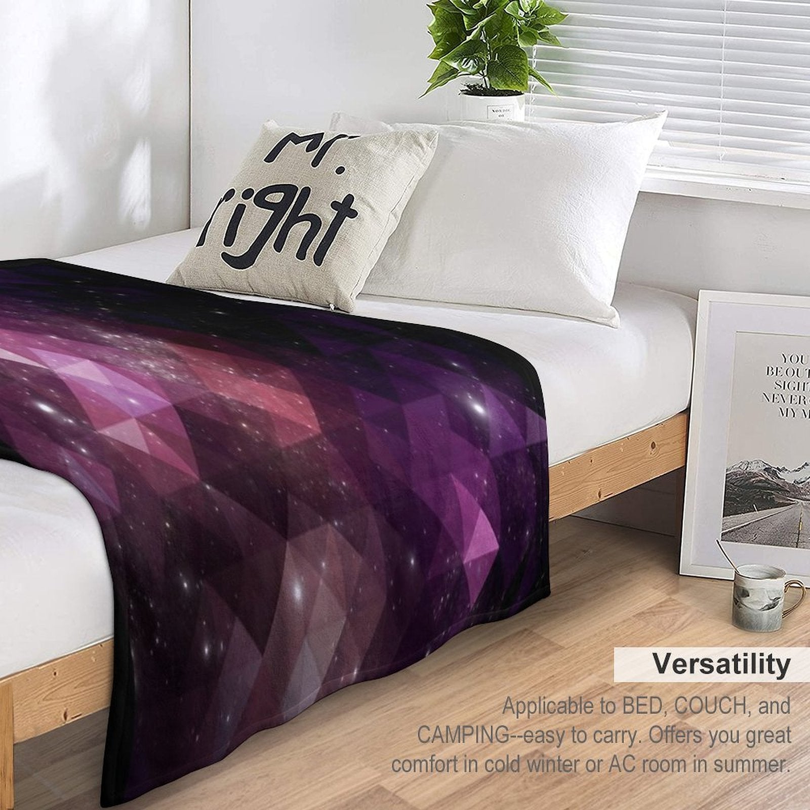 Space All-season Throw Blanket