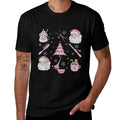 Retro Christmas Hairstylist Santa Coffee Latte Hairdresser Comfortable T-Shirt