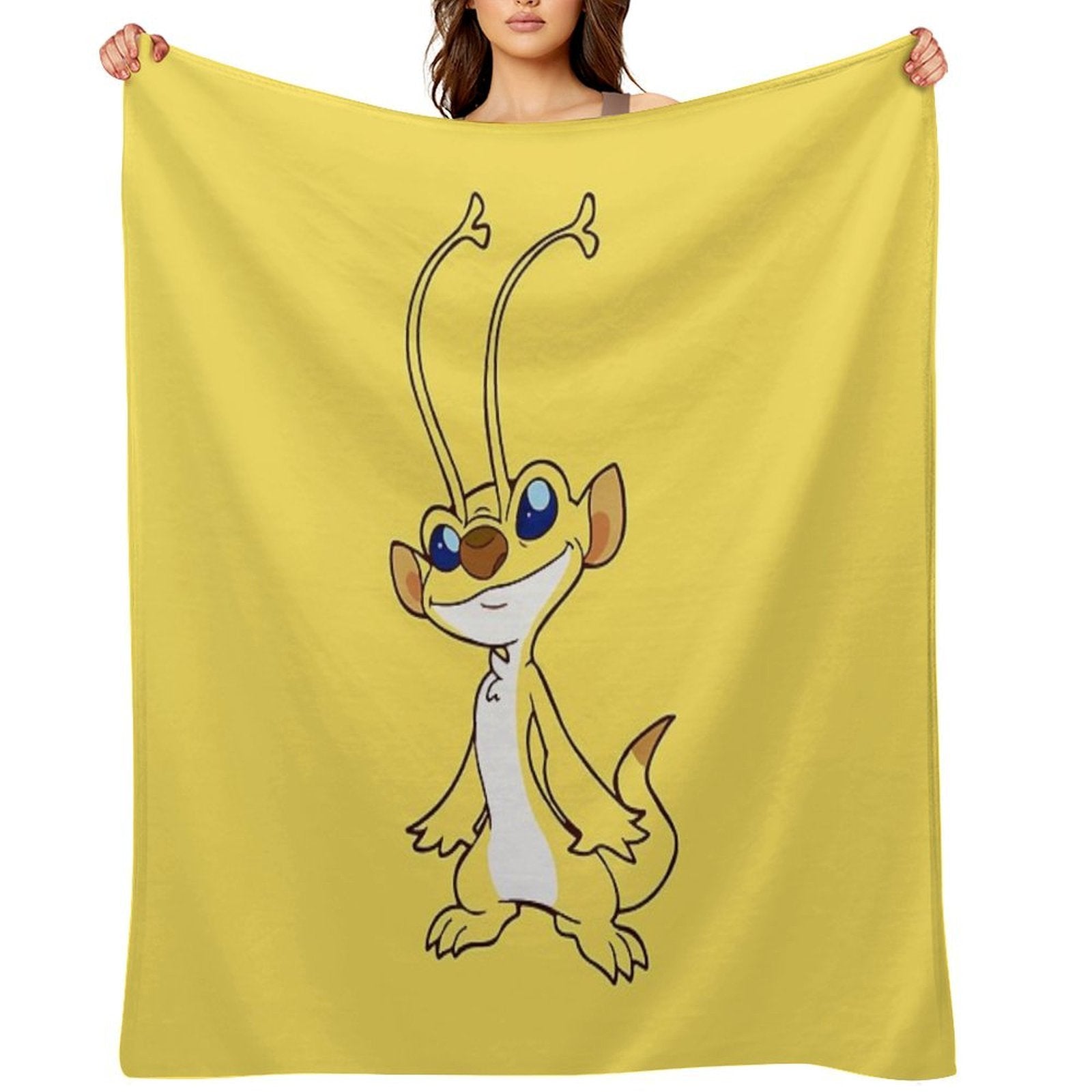 Sparky Experiment 221 - Lilo And Stitch Eco-conscious Throw Blanket